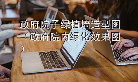 政府院子绿植墙造型图（政府院内绿化效果图）