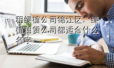 租绿植公司锦江区，绿植租赁公司都适合什么名字