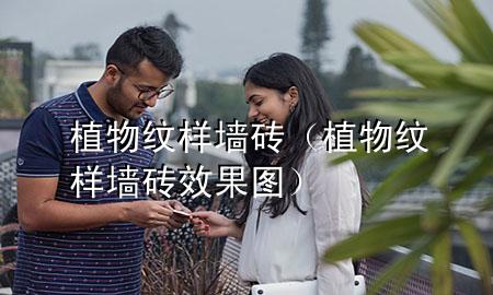 植物纹样墙砖（植物纹样墙砖效果图）