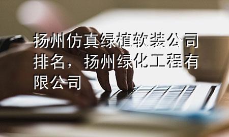 扬州仿真绿植软装公司排名，扬州绿化工程有限公司