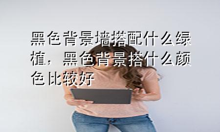 黑色背景墙搭配什么绿植，黑色背景搭什么颜色比较好