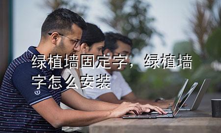 绿植墙固定字，绿植墙字怎么安装