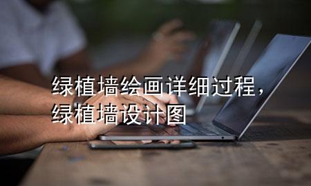 绿植墙绘画详细过程，绿植墙设计图