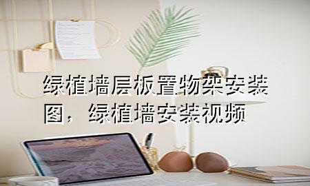 绿植墙层板置物架安装图，绿植墙安装视频