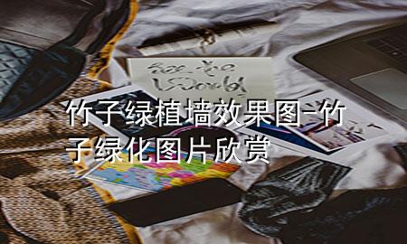 竹子绿植墙效果图-竹子绿化图片欣赏