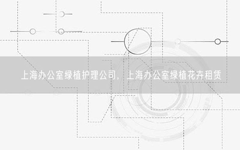 上海办公室绿植护理公司，上海办公室绿植花卉租赁